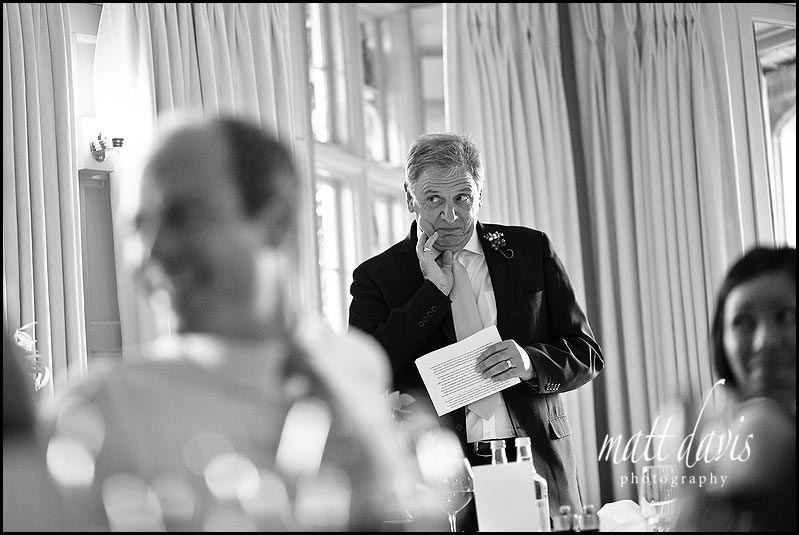 Father of the bride wedding speech at Barnsley House
