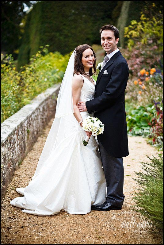 bride and groom at Berkeley Castle