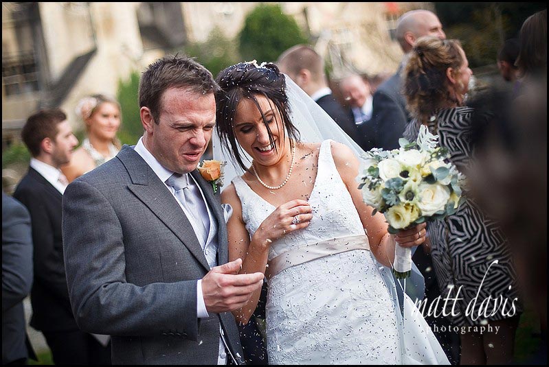 Bibury-court-wedding-photos028 wedding photos of confetti at Bibury Church