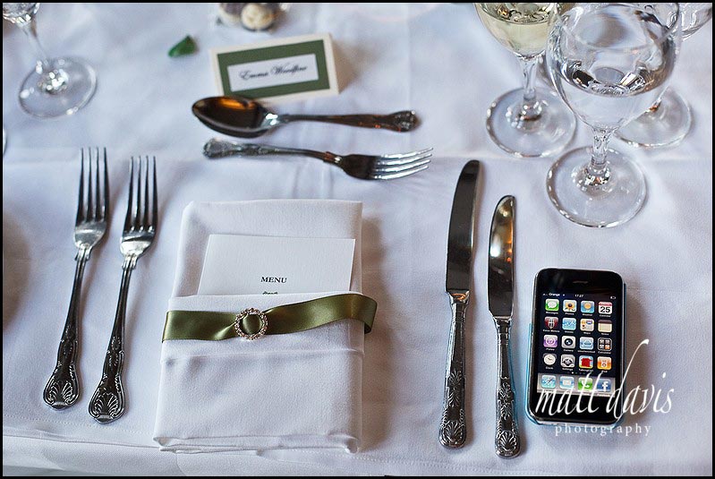 iphone at weddings