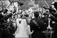 Kingscote Barn winter wedding photos – Benedict & Emma