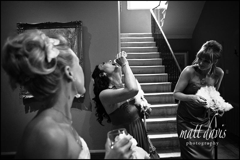 documentary Wedding Photography at Matara of bridesmaid