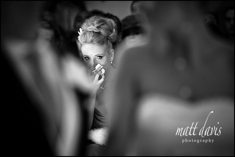 documentary Wedding Photography at Matara of bridesmaid crying