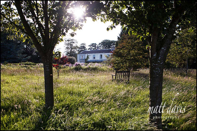 Late evening sun at Matara wedding venue