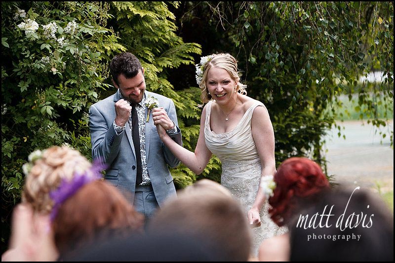 outdoor wedding at Friars Court