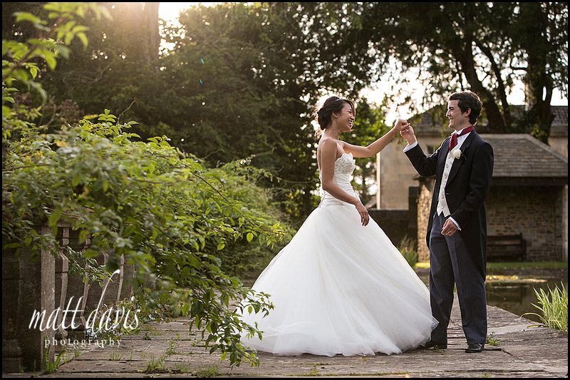 first dance outside at Berkeley Castle 