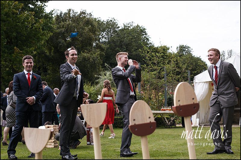 garden wedding games at Friars Court