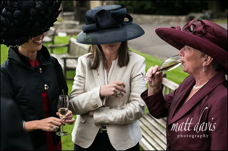 Wedding-photography-Berkeley-Castle-070 three different types of wedding hats