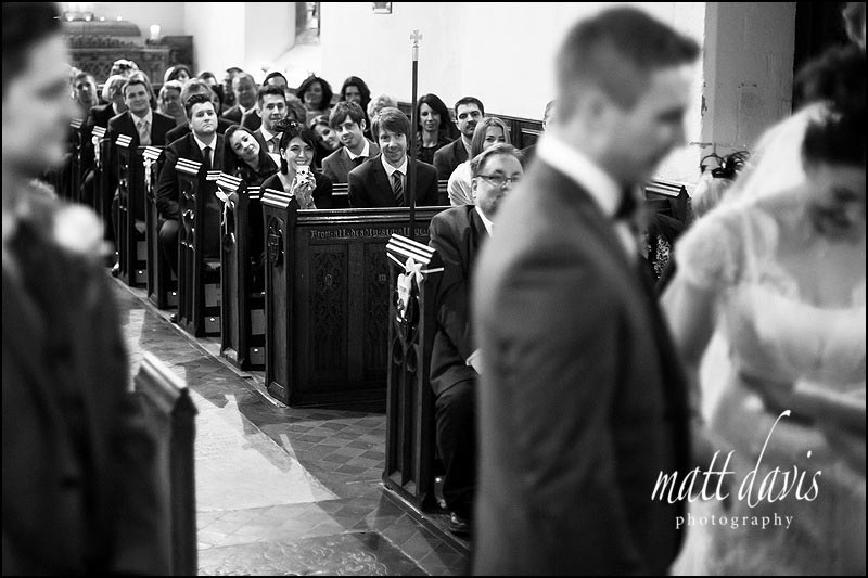 Stanton-House-Hotel-wedding-photos-031 Wedding guests at St. Leonard's Church, Stanton Fitzwarren, near Swindon