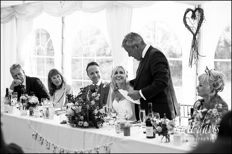 Father of the brides speech at Friars Court wedding