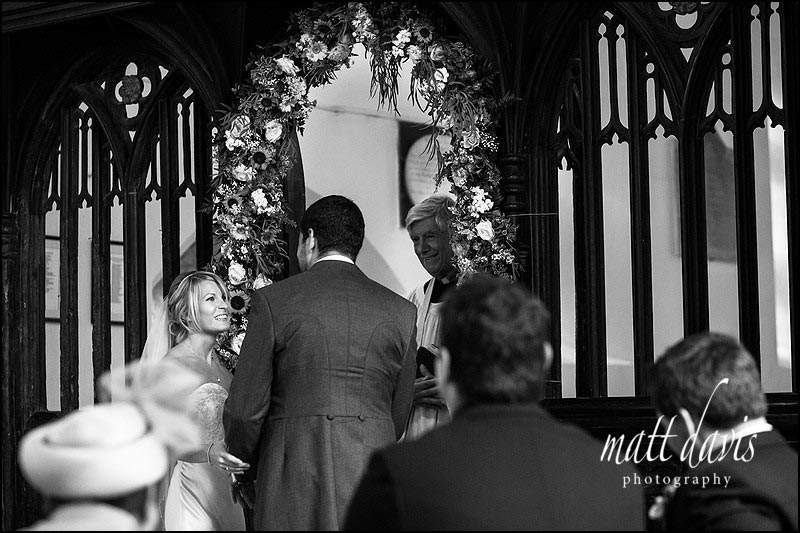 Black and white wedding photography in the Cotswolds