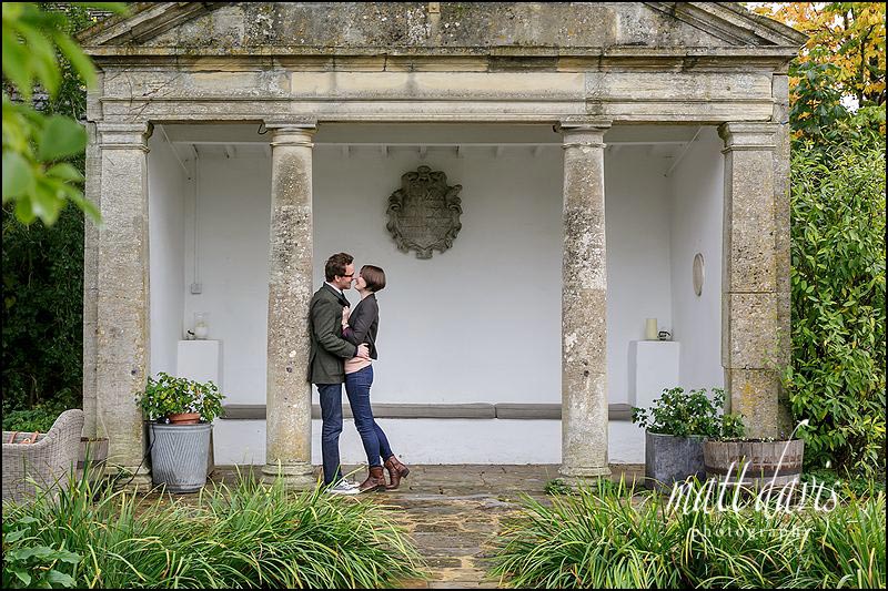Engagement photos at Barnsley House near Cirencester, Gloucestershire