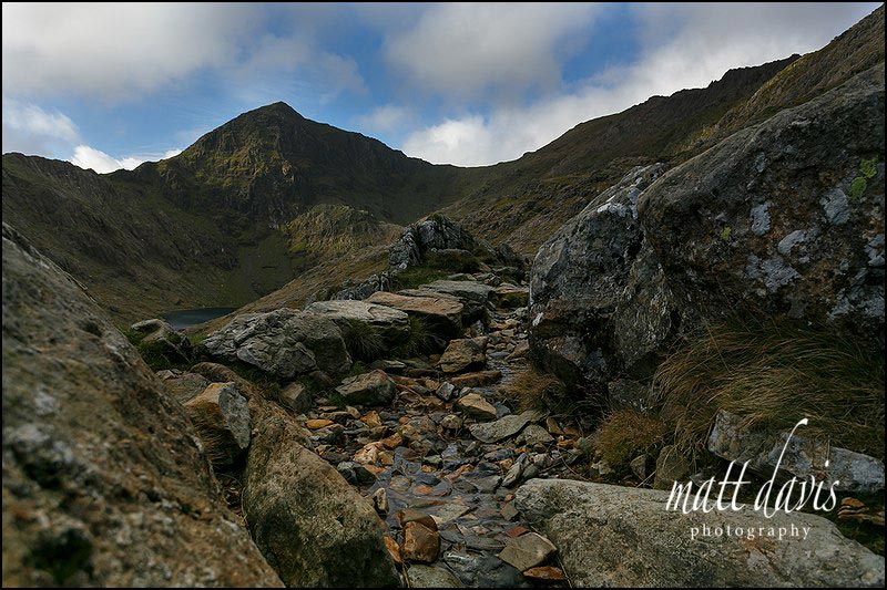 The Pyg Track to Snowdon in North Wales