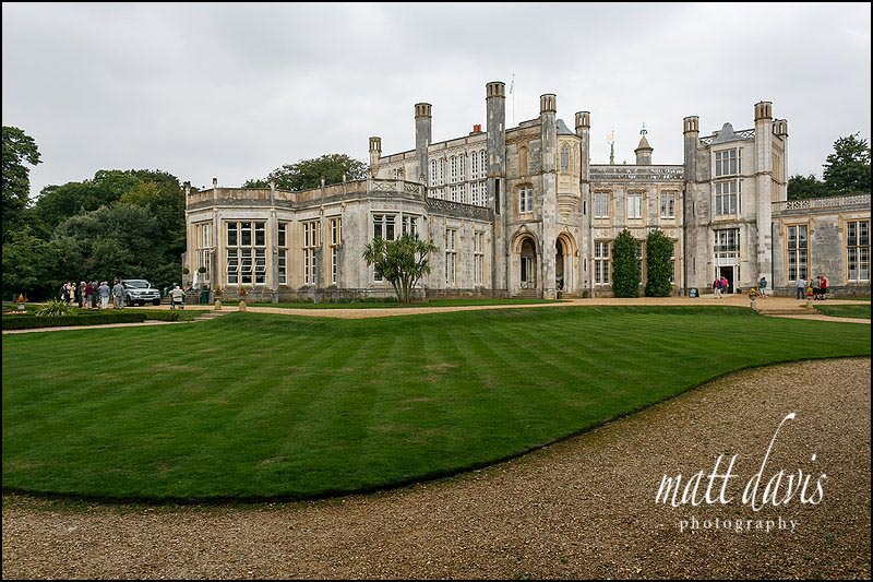 Highcliffe castle wedding photos with reception at The Old Vicarage