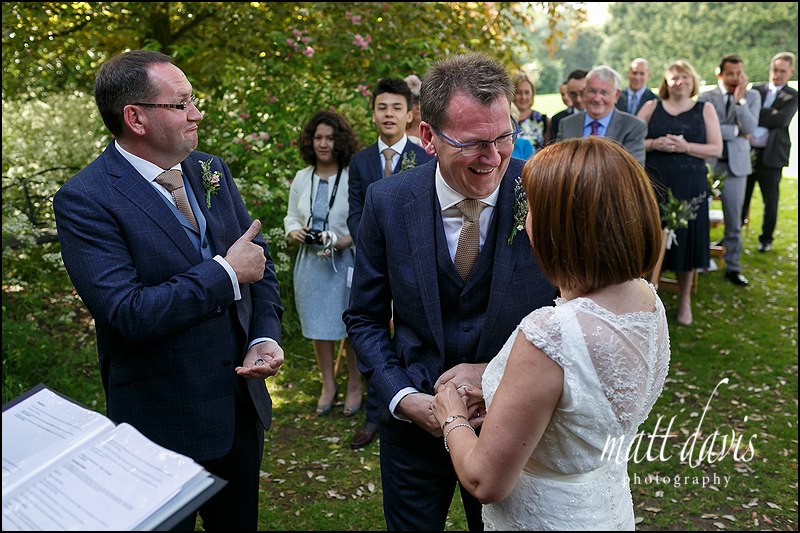 Garden wedding at Barnsley House – Paul & Heather
