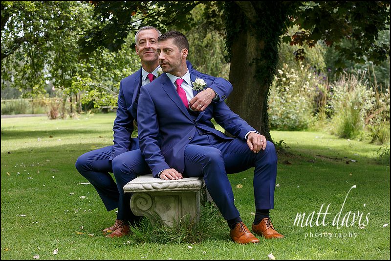 Same sex wedding photos at Friars Court